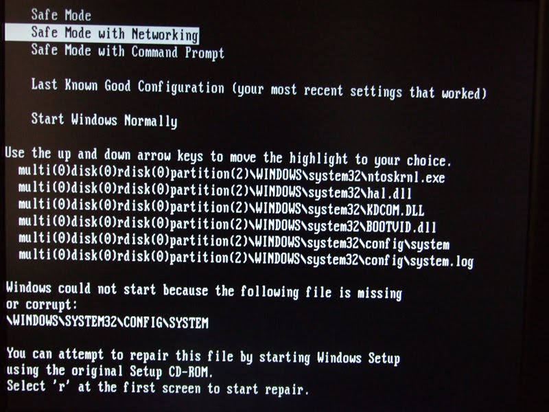 System32 corrupt. Windows XP could not start because the following file is missing or corrupt Windows system32 config System. Windows XP could not start because the following file is missing or corrupt.